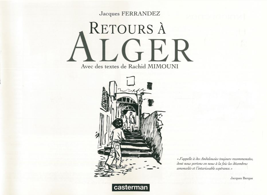 La couveture du livre Retours à Alger